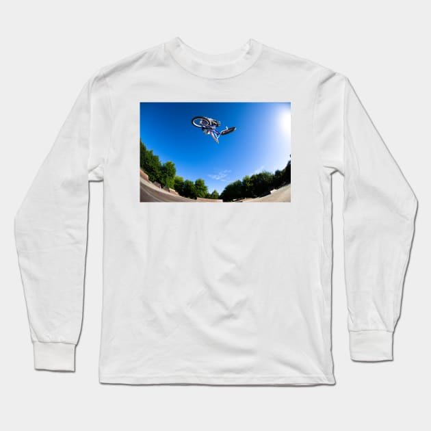 High BMX jump Long Sleeve T-Shirt by homydesign